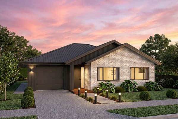 145m² with single garage and study nook