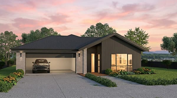 161m² with double garage and family room