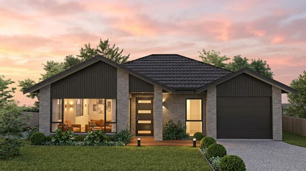 162m² with single garage and media room