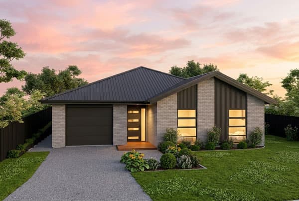 164m² with single garage and study nook