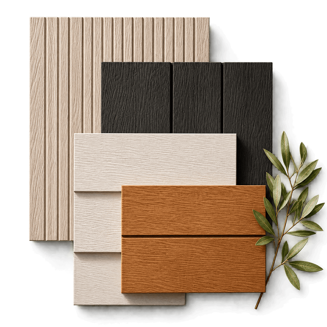 Cladding and material samples