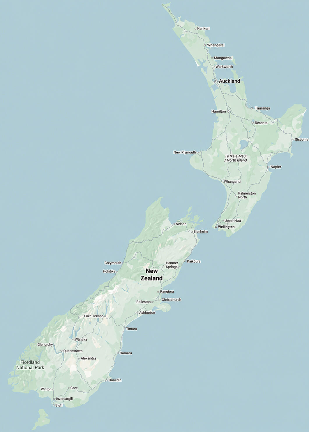 Map of Sentinel Homes offices across New Zealand